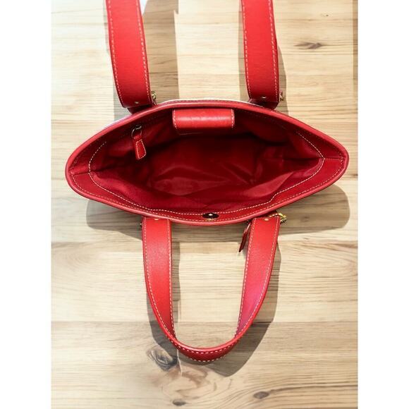 Vintage Coach 8909 Woven Straw Tote - Picture 5 of 16